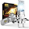 ANTEMOON Lampadine H7 LED per Fendinebbia, 100W 20000LM 600% Luminosità 6500K Bianco 12V 24V Freddo Fari Auto LED Lampada Sostituzione per Alogena, 1:1 Mini Design Plug and Play, Pacco da 2