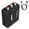aweskmod Adattatore hdmi av to hdmi adattatore av hdmi,Adattatore da a hdmi 1080P Supporta PAL/NTSC con USB Cavo per PC/WII/N64/TV/PS3/Blu-Ray DVD