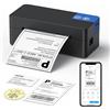 ETIKEZ Stampante termica Bluetooth 4x6 per spedizioni, compatibile DHL/Amazon/Shopify/Etsy/UPS, iOS/Android/Windows/Mac - Nero