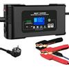 Haisito Caricabatterie automatico P3648 36V18A/48V13A Turbulène Caricabatterie intelligente per batterie al litio LiFePO4, batterie al piombo-acido (AGM Gel MF, ecc.), camper, moto