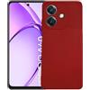 KEJI Cover in TPU, Morbido Custodia Slim Anti Scivolo Custodia Protezione Posteriore Cover Antiurto per Oppo A40 / Oppo A40M / Oppo A60 5G (ROSSO)