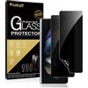 Pnakqil 2 Pezzi Privacy Pellicola Protettiva per Samsung Galaxy Z Fold3 5G,Anti-Spy,Anti-Graffio,Senza Bolle,Schermo Protezione Anti-Spia Pellicola per Samsung Galaxy Z Fold3 5G 7,6"