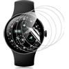 Pnakqil 4 Pezzi Pellicola Protettiva per Google Pixel Watch 4 41mm | Film TPU Ultra Flessibile [Antibolle] - Trasparenza HD Anti-Graffio Pellicola, Copertura Totale Films per Google Pixel Watch 4/3/2