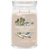 Yankee Candle Signature Candela Profumata, Legna di Mare in Giara Grande, Candele di Miscela di Cera di Soia Lunga Durata, Regalo per le Donne