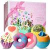 STNTUS INNOVATIONS Bombe da Bagno, STNTUS 7 Sali da Bagno Fatto a Mano Spa Relax, Set Regalo per Donna per Natale, Festa Della Mamma, San Valentino, Compleanno, Uomo, Ragazze, Bambini