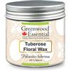 Greenwood Essential Cera pura tuberosa floreale (Poliantes tuberosa) 100% naturale di grado terapeutico 50 g (49,9 g)