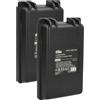 vhbw 2x batteria sostituisce Autec MH0707L, NC0707L per Radiocomando Industriale, Telecomando (2000mAh, 7,2V, NiMH) - Nero
