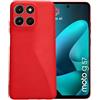 KEJI Cover Custodia in TPU, Morbido Custodia Cover Slim Anti Scivolo Custodia Protezione Posteriore Cover Antiurto per Motorola Moto G57 Power/Moto G57/Moto G67 Power (rosso)