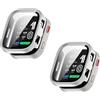 TINGYR Cover Compatibile con Amazfit Bip Max, [2 Pezzi] PC + Vetro Temperato per Proteggere lo Schermo, Anticaduta.