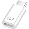 Puiseno 1 adattatore da Lightning a USB-C audio, [certificato MFi] USB-C maschio a presa Lightnning adattatore per cuffie per iPhone 16/15 serie, iPad e altro (non supporta OTG)