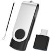 ABLAZE Chiavetta USB da 16 GB, in metallo, multicolore, USB 2.0, per cellulare, PC, auto, TV e altro ancora