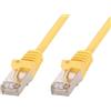Techly Professional 101096 Cavo di Rete Patch in Rame Cat.6 Giallo SFTP LSZH 1m Giallo
