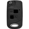 mt key Chiave a scatto UMBAU con telecomando a 2 tasti TOY43 vergine per Toyota