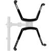 HUANUO Kit adattatore universale per montaggio VESA non VESA per schermi da 17 a 27 pollici a 75 x 75 e 100 x 100 VESA
