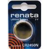 Renata Kosiy 2PC Renata CR2450N Lithium Battery 3V - Swiss Made