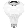 Weikeya Altoparlante senza fili, lampadina RGBW, telecomando a risparmio energetico, 4 modalità di colore, lampadina musicale Bluetooth, attacco E26, 100 240 V, per camera da letto, ristorante