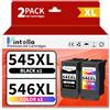 Vintella PG-545XL CL-546XL Cartucce d'inchiostro Sostituzione per Canon 545 546 XL Canon 545XL 546XL per Canon TS3350 MG2550s TR4550 MX495 TS3150 TR4500 TS3351 TS3300 (1 Nero, 1Tri-Colore)