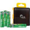 tka Köbele Akkutechnik Set di 4 batterie ricaricabili Li-Ion AAA/Micro 1,5 V 1170 mWh con custodia
