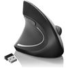 Lhome Mouse per mancini, mouse verticale ergonomico senza fili USB 2,4 G, design ergonomico, modello ottico, prevenzione contro il gomito del braccio, per laptop, PC, computer ecc