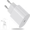 FinalCool 30W Caricatore USB C Rapido Alimentatore, USB-C Power Adapter per iPhone 17/16/16 Plus/16 Pro/16 Pro Max/15/14/13/12/11/SE/XS/XR/8/7/iPad Air, Caricabatteria Presa, Tipo-C Ricarica Spina