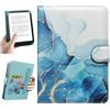 HoYiXi Custodia Universale per eReader 6,8'',7'', Compatibile con Kindle Paperwhite/Kobo Clara HD/2E/BOOX T68/iReader Ocean/PocketBook/Tolino 6,8-7 Libro Elettronico, Cover Protettiva,Blu Dalì