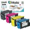 Inkadoo Toner per Sharp MXC30GTB contiene 4 cartucce toner multipack compatibili MX-C 300 Series MX-C 250 F MX-C 300 P MX-C 250 Series MX-C 302 w ca. 24.000 pagine cartucce toner toner