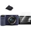 VOVMOEYA A6700 - Custodia protettiva in silicone per Sony Alpha 6700, con pellicola protettiva per schermo LCD per Sony A6700, confezione da 2 pezzi, con custodia hot shoe per Sony A6700