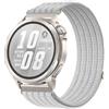 GIOPUEY Cinturini Compatibile con Xiaomi Watch 5/2/S5/S4/S3/S1 Active, Cinturino in Morbido Nylon Intrecciato [Unisex] [Traspirante] - Grey