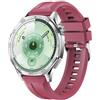 GIOPUEY Cinturini Compatibile con Huawei Watch GT 6 46mm/GT 6 PRO, Morbido Silicone Cinturino [Resistente all'Usura] [Traspirante] - Wine Red