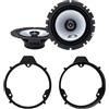 IPNOSIS Kit 2 casse ALPINE da 16,5 cm per Mercedes-Benz Classe A (W176) dal 2013 al 2018 + 2 Supporti Anteriori, SXE 1725S