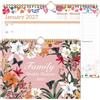 Kamaking Calendario familiare 2027, layout settimanale con 6 colonne e lista della spesa