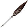 Gullor Vintage Feather Quill Pen, Nuture Feather Dip Pen Con Confezione Regalo, Nero e Marrone