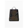 Desigual, Zaino ricami piccolo, Donna, Poliuretano, Marrone, U