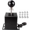 Spelonify Cambio manuale per Sim Racing, cambio manuale per G29 G27, cambio H a 7 velocità con alloggiamento in lega di alluminio, cambio Sim Racing compatibile con Thrustmaster T300 T500 (7 velocità + R-HB039)