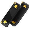 eXtremeRate Tasti Kit per Steam Deck LCD,Pulsante ABXY D-Pad Trackpad Bumpers Trigger Grilletti Ricambio per Steam Deck LCD con Cacciaviti(Senza Console)-Oro Cromo