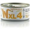 Generico Natural Code Cibo Umido Sfilaccetti XL per Gatti, alimento completo per gatti di tutte le taglie e razze, XL4 Filetti di Pollo, scatolette da 170 grammi l'una, 12x170gr.