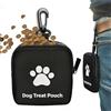 Générique Treat Pouch - 10,79 x 19,01 x 3,19 cm - Cintura a clip piccola Paw Print Holder | Dog Treat Bags Training Pouch | for Puppy Pet Food Toy Outdoor Walking Running Hiking Climbing Camping