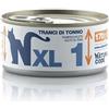 Generico Natural Code Cibo Umido Sfilaccetti XL per Gatti, alimento completo per gatti di tutte le taglie e razze, XL1 Tranci di Tonno, 12 scatolette da 170 grammi l'una, 12x170gr.