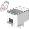 Weytoll Mangiatoia Automatica Acquario, Weytoll Distributori Automatici di Cibo 100mL e Impostazione del Tempo di Mangime Controllo dell'app Wi-Fi, Adatto per Acquario, Serbatoio per Pesci Tartarughe