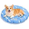 Nobleza Cuccia Rinfrescante per Animali Domestici, Tappetino Auto-Rinfrescante per Cani e Gatti, Letto Rotondo in Gel Fresco Estivo, Cuscino Refrigerante Impermeabile, 52 * 52 * 5CM
