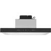 SuhoFutus Cappa aspirante da 60 cm, cappa di scarico, cappa da parete con touch e controllo gestuale, 3 livelli di potenza, illuminazione a LED, silenziosa <55 dB, acciaio inossidabile e vetro