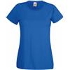 Fruit of the Loom SS050, maglietta da donna Royal Blue Small