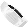 MOBUTOFU Fascia da Smoking Uomo Bianco e Ferro Vita Regolabile, Design Semplice e Stile Elegante per Occasione Formale o Uso Quotidiano