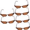 LIFKOME 6pezzi Cat Eye Sunglasses Leopard Print Small Frame Fashion Eyewear with Uv for Daily Wear and Outdoor Activities