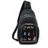 RAINBOW SMILE Sling Ita Bag Pin Display Cinghia Regolabile Petto Crossbody Bag Uso quotidiano