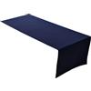 Lemos Home Runner da tavola di alta qualità in 100% cotone, collezione concetto, colore e dimensioni a scelta (runner da tavolo, 45 x 120 cm, blu navy)