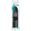 Da Vinci Watercolor Series 5359 - Set di pennelli per vernice, 5 pennelli (serie 36), colore: Rosso russo, Nero, 3,5,7