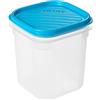 TATAY Contenitori Ermetici per Alimenti 0,7L Top Flex | Coperchio a Pressione | Contenitori Plastica per Alimenti | Microonde, Lavastoviglie, Frigo, Freezer | Senza BPA | 10x10x11,7 cm, Blu