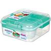 Sistema Bento Box TO GO Lunchbox | Contenitore per alimenti con contenitore per yogurt e frutta | 1,25 l | senza BPA | colori assortiti | 1 pezzo