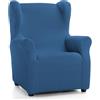 ECOMMERC3 | Copripoltrona trapuntata ultra aderente con Orecchie - Copripoltrona elasticizzata con schienale alto, colorata Cielo blu - 100% prodotto in Spagna